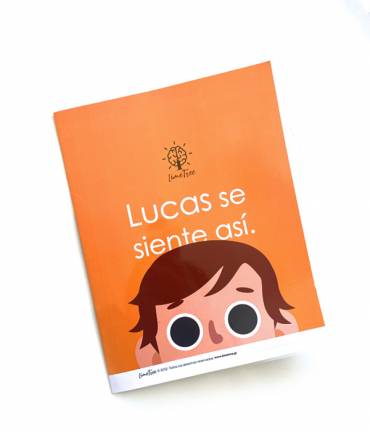 Libro de emociones: Lucas se siente así
